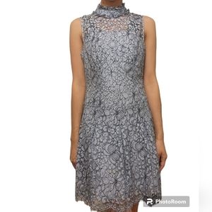 Likely blue lace dress